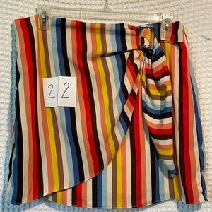 Women’s xl striped skirt